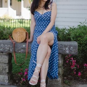 Reformation Juliette Dress Lazuli